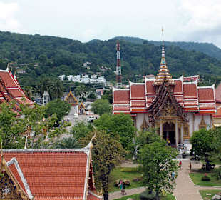Blick vom Tempel