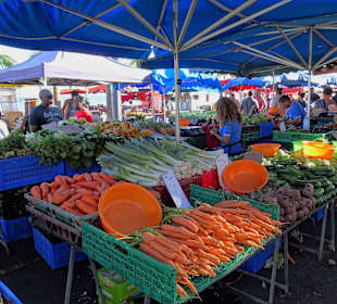 Rundgang über den Wochenmarkt von Saint-Paul