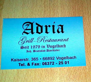  Adria Grill Restaurant in Bruchmühlbach-Miesau