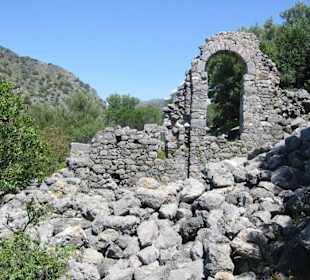 Ruinen auf der Nikolaus-Insel bei Fethiye