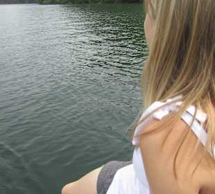 Eine Fahrt mit dem Motorboot auf dem Edersee