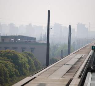 Die Trasse des Transrapid
