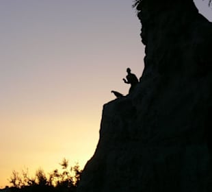 Sonnenuntergang am Tejo