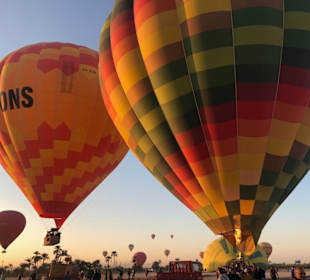 Start Ballonfahrt Tal der Könige 