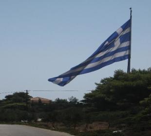 Grösste Fahne Griechenlands