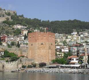 Der rote Turm von Alanya