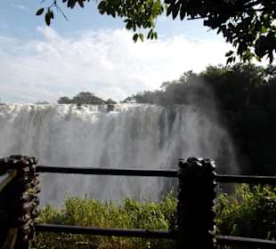 Blick auf die Wasserfälle