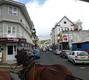 Mit der Kutsche durch Fort de France