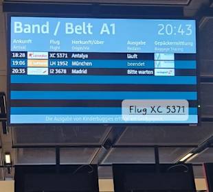 2,15 Stunden später, endlich...