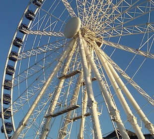 Es wurde noch aufgebaut