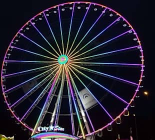 Riesenrad bei Nacht