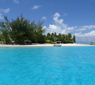 Die Lagune von Bora Bora