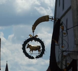 Zunftschild in Rothenburg ob der Tauber