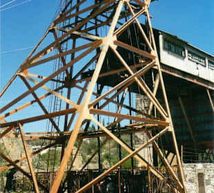 Förderturm der ehemaligen Silbermine