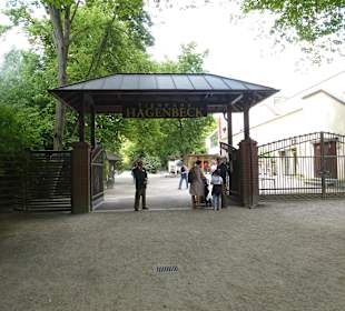 Eingang in den Zoo, noch mit Kartenabreißern.