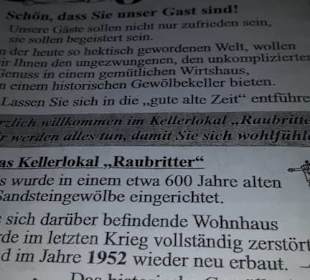 Kellerlokal Raubritter