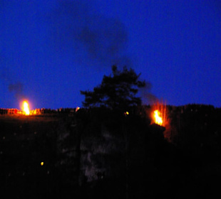 Die Zündung am Abend