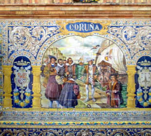 Keramikmotiv von Coruna