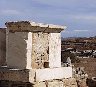 Archäologisches Anlage von Delos