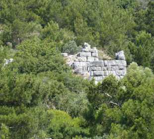 Teile einer Stadtmauer