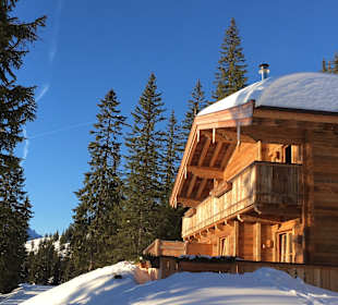 Doppelchalet in Talrichtung