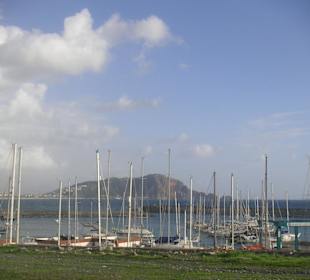 Berg von Alanya bei der Anfahrt