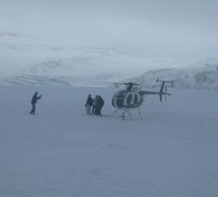 Gruppenfoto auf dem Gletscher