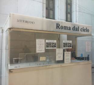 Kassenhäuschen am Aufzug