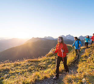 Sonnenaufgang am Mittagskofel, Wandern in Kärnten
