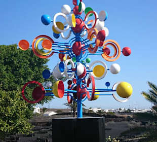 Eingangsbreich zum Wohnhaus von Cesar Manrique