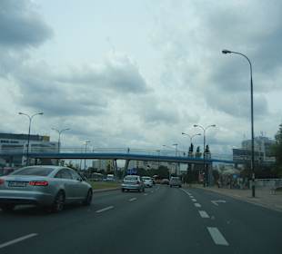 Strassenbild Grosstadt Warschau