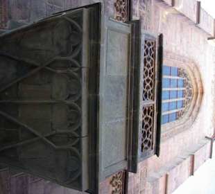 Balkon an der Kirche