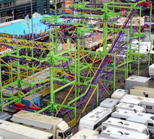 Der Freimarkt 2018 aus Vogelperspektive