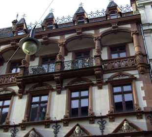 schöne Fassade in der Gr. Ulrichstr.