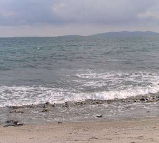 Wellengang am Strand