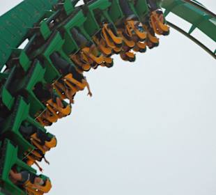 Riddler's Revenge - im Stehen, zur Abwechslung!