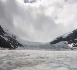 Auf dem Athabasca-Gletscher