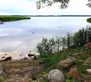 Blick auf die Gnitz vom Hafen Neeberg aus
