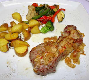 Bistecca diavola im Ristorante Bellini