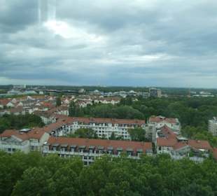 M'Uniqo Rooftop Bar: Blick aus der Bar, 12. Stock