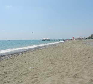 Strand neben dem Hotel