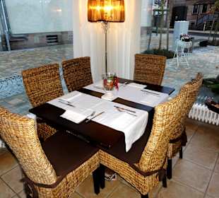 Blick in die Gasträume der Trattoria