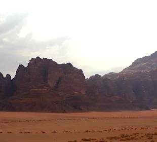 Wüstenlandschaft Wadi Rum