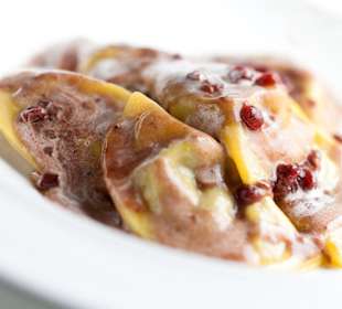 Hausgemachte Nudelteigtaschen 