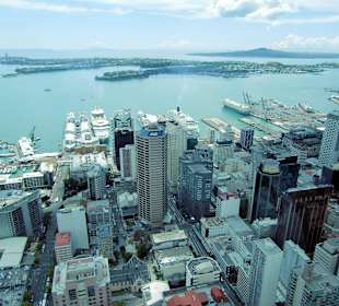 Hafen,vom Sky Deck 60. Etage