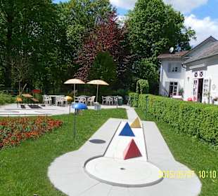 Schöne Aussicht aufs Cafe