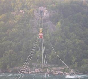 Das Aero-Car über dem Whirlpool