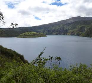 Blick auf den Kratersee