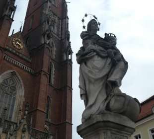 Der Dom von Wrocław / Breslau: Außenansicht