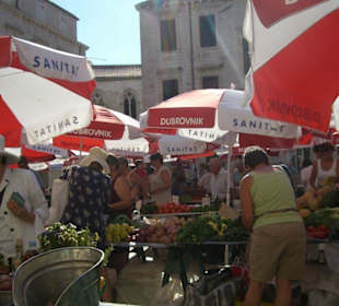 Markt in der Innenstadt von Dubrovnik